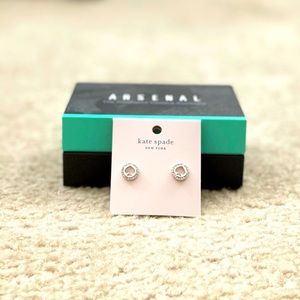 KATE SPADE spot the spade earrings